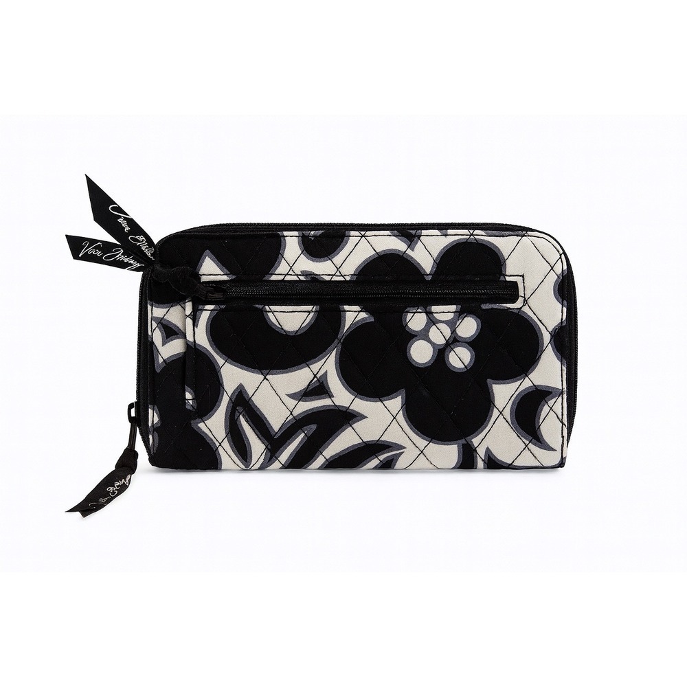 Vera Bradley Opera Wallet – "Night and Day" Black & White Retired Pattern – NWOT